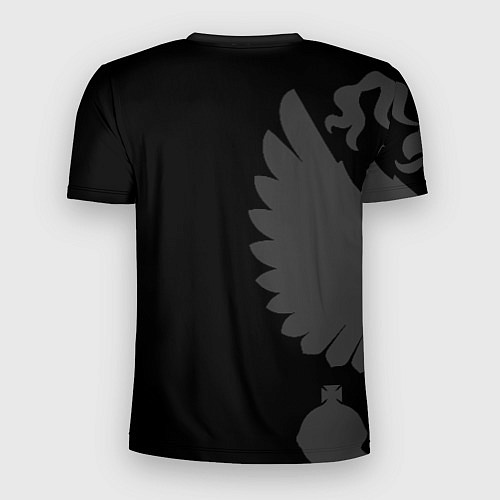 Мужская спорт-футболка Russia - Black collection / 3D-принт – фото 2