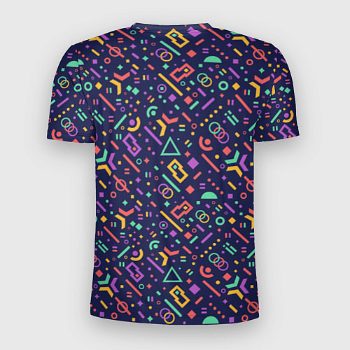 Мужская спорт-футболка Геометрия / 3D-принт – фото 2