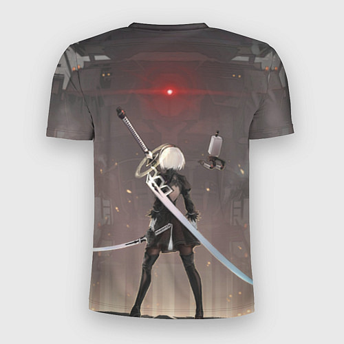 Мужская спорт-футболка Мечница 2B: Nier / 3D-принт – фото 2