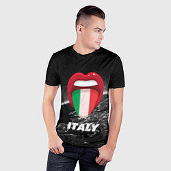 Футболка спортивная мужская Italy, цвет: 3D-принт — фото 2