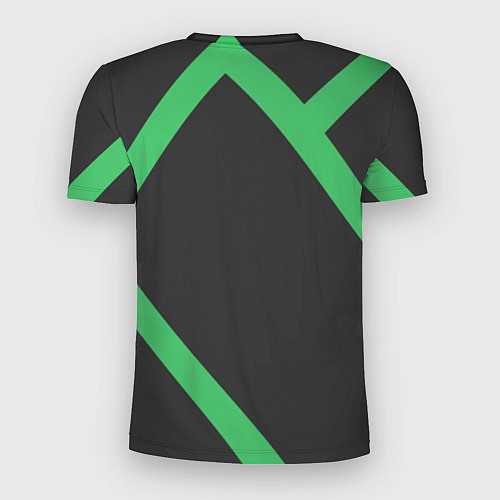 Мужская спорт-футболка Диагонали / 3D-принт – фото 2