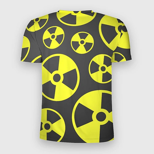 Мужская спорт-футболка Радиация / 3D-принт – фото 2