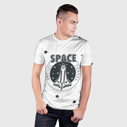 Футболка спортивная мужская Space travel, цвет: 3D-принт — фото 2