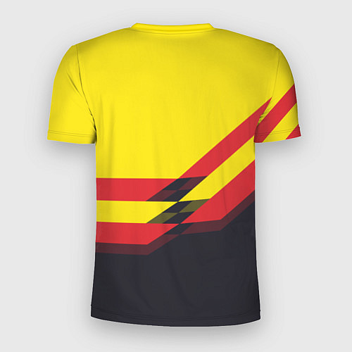 Мужская спорт-футболка Man United FC: Yellow style / 3D-принт – фото 2