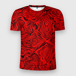 Мужская спорт-футболка Tie-Dye red