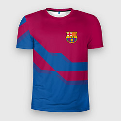 Мужская спорт-футболка Barcelona FC: Blue style