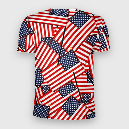 Мужская спорт-футболка Америка / 3D-принт – фото 2