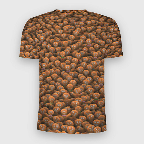Мужская спорт-футболка Имбирные печеньки / 3D-принт – фото 2