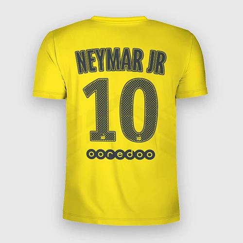 Мужская спорт-футболка PSG FC: Neymar Away 17/18 / 3D-принт – фото 2