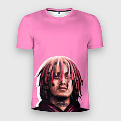 Футболка спортивная мужская Lil Pump: Pink, цвет: 3D-принт