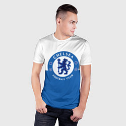 Футболка спортивная мужская Chelsea FC: Duo Color, цвет: 3D-принт — фото 2