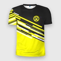Футболка спортивная мужская Borussia FC: Sport Line 2018, цвет: 3D-принт