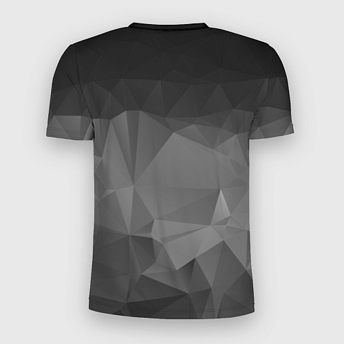 Мужская спорт-футболка PSG FC: Polygons 2018 / 3D-принт – фото 2