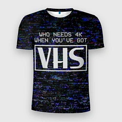 Мужская спорт-футболка 4K VHS