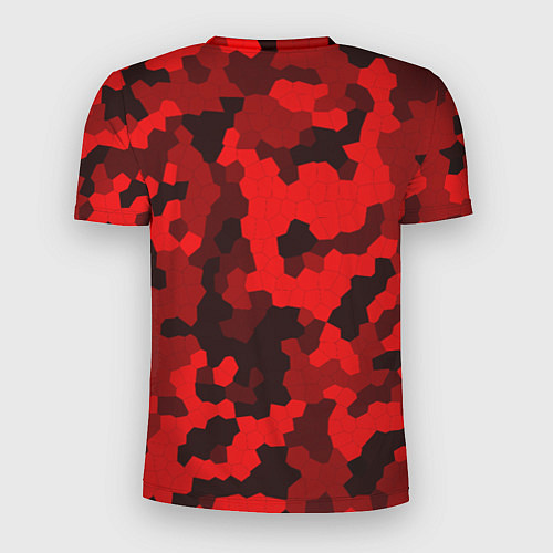 Мужская спорт-футболка PUBG: Red Mozaic / 3D-принт – фото 2