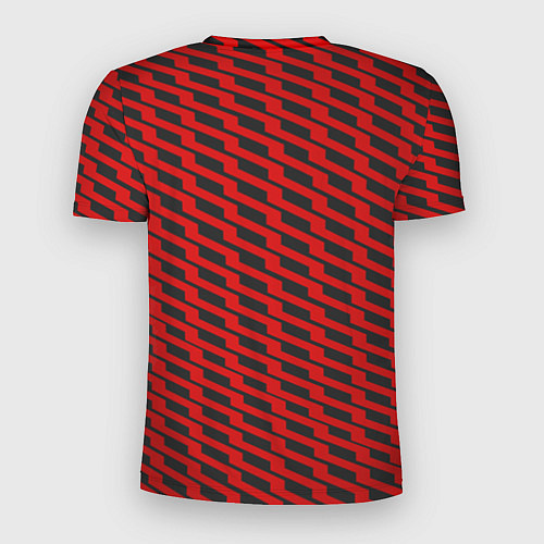Мужская спорт-футболка PUBG: Red Line / 3D-принт – фото 2
