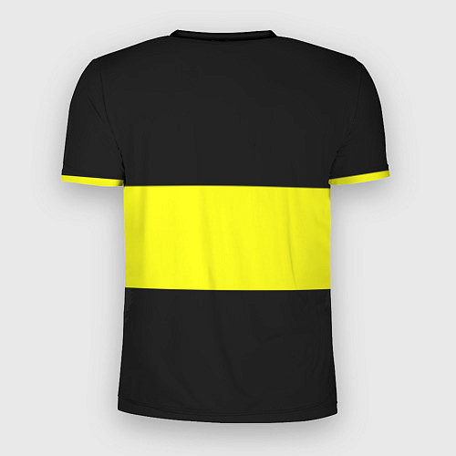Мужская спорт-футболка Borussia 2018 Black and Yellow / 3D-принт – фото 2
