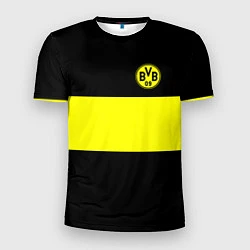 Футболка спортивная мужская Borussia 2018 Black and Yellow, цвет: 3D-принт