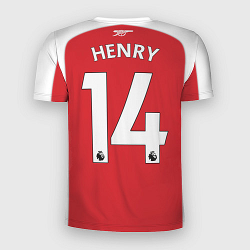 Мужская спорт-футболка FC Arsenal: Henry Home 17/18 / 3D-принт – фото 2
