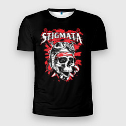 Футболка спортивная мужская Stigmata Skull, цвет: 3D-принт