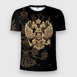 Мужская спорт-футболка Золотой Герб России