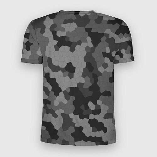 Мужская спорт-футболка Rainbow Six: Grey Mozaic / 3D-принт – фото 2