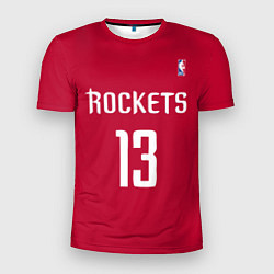 Футболка спортивная мужская Rockets: Houston 13, цвет: 3D-принт