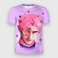 Мужская спорт-футболка Lil Peep: Pink Edition