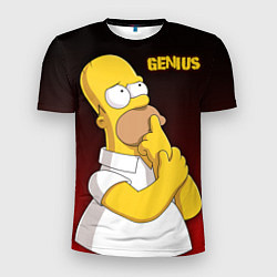 Мужская спорт-футболка Homer Genius