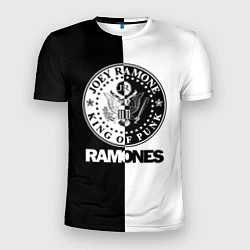 Мужская спорт-футболка Ramones B&W