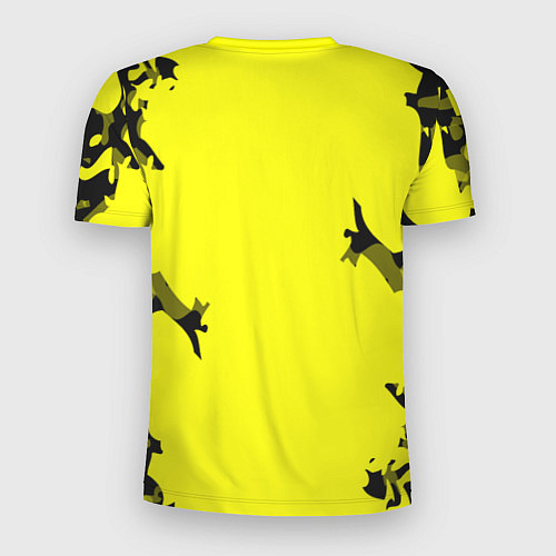 Мужская спорт-футболка FC Borussia Dortmund: Yellow Original / 3D-принт – фото 2