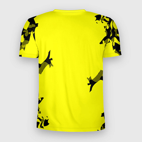 Мужская спорт-футболка FC Borussia Dortmund: Yellow & Black / 3D-принт – фото 2