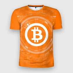 Футболка спортивная мужская Bitcoin Tech, цвет: 3D-принт