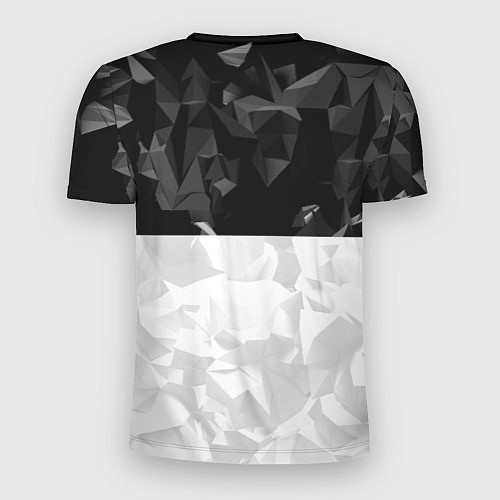 Мужская спорт-футболка Bitcoin: Poly Style / 3D-принт – фото 2