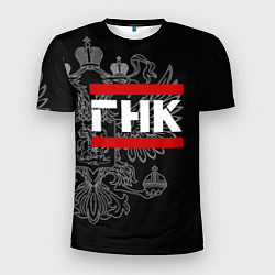 Мужская спорт-футболка ГНК: герб РФ