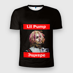 Футболка спортивная мужская Lil Pump: Эщкере, цвет: 3D-принт