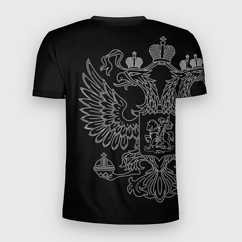Мужская спорт-футболка Снайпер: герб РФ / 3D-принт – фото 2