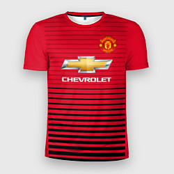 Футболка спортивная мужская FC Manchester United: Away 18/19, цвет: 3D-принт
