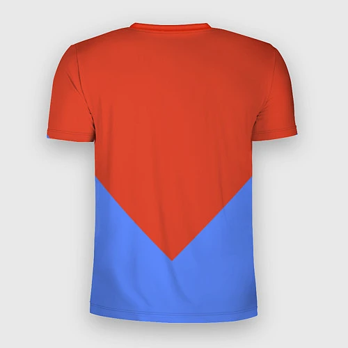 Мужская спорт-футболка Russia Red & Blue / 3D-принт – фото 2
