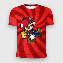 Мужская спорт-футболка Super Mario: Red Illusion