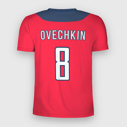 Мужская спорт-футболка Washington Capitals: Ovechkin Red / 3D-принт – фото 2