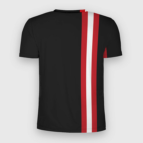 Мужская спорт-футболка FC Atletico Madrid: Red Line / 3D-принт – фото 2