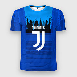 Мужская спорт-футболка FC Juventus: Blue Abstract