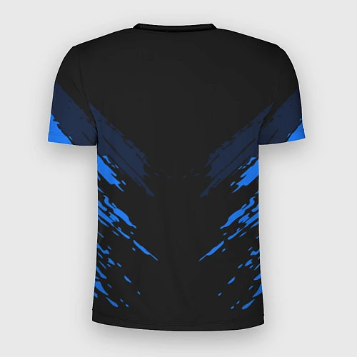 Мужская спорт-футболка Mazda: Blue Anger / 3D-принт – фото 2