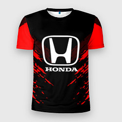 Футболка спортивная мужская Honda: Red Anger, цвет: 3D-принт
