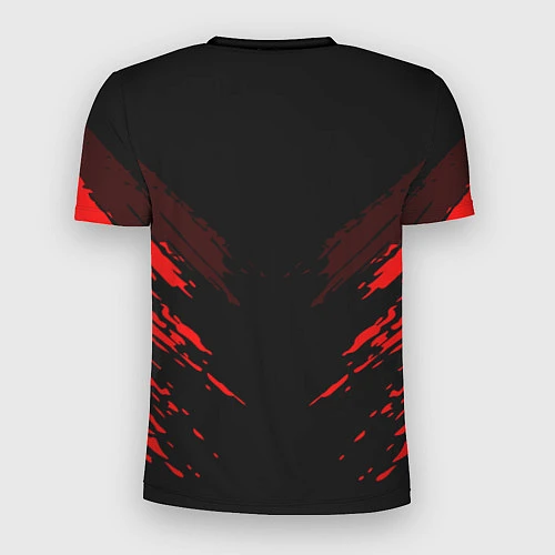 Мужская спорт-футболка Lexus: Red Anger / 3D-принт – фото 2