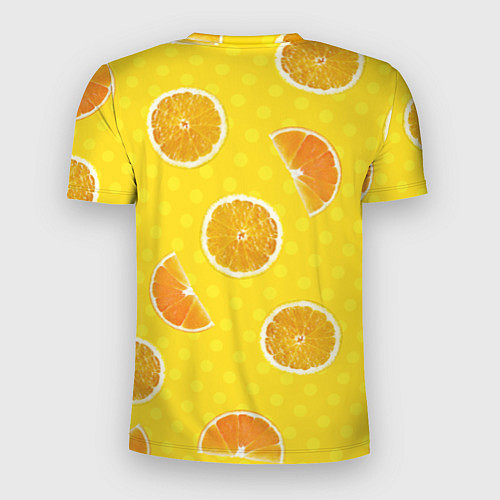 Мужская спорт-футболка Апельсиновое настроение / 3D-принт – фото 2