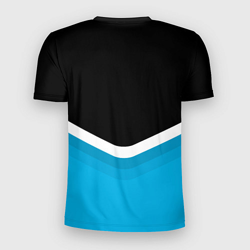 Мужская спорт-футболка BMW Black & Blue / 3D-принт – фото 2