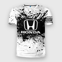 Футболка спортивная мужская Honda: Black Spray, цвет: 3D-принт