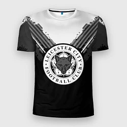 Мужская спорт-футболка FC Leicester City: Black Style